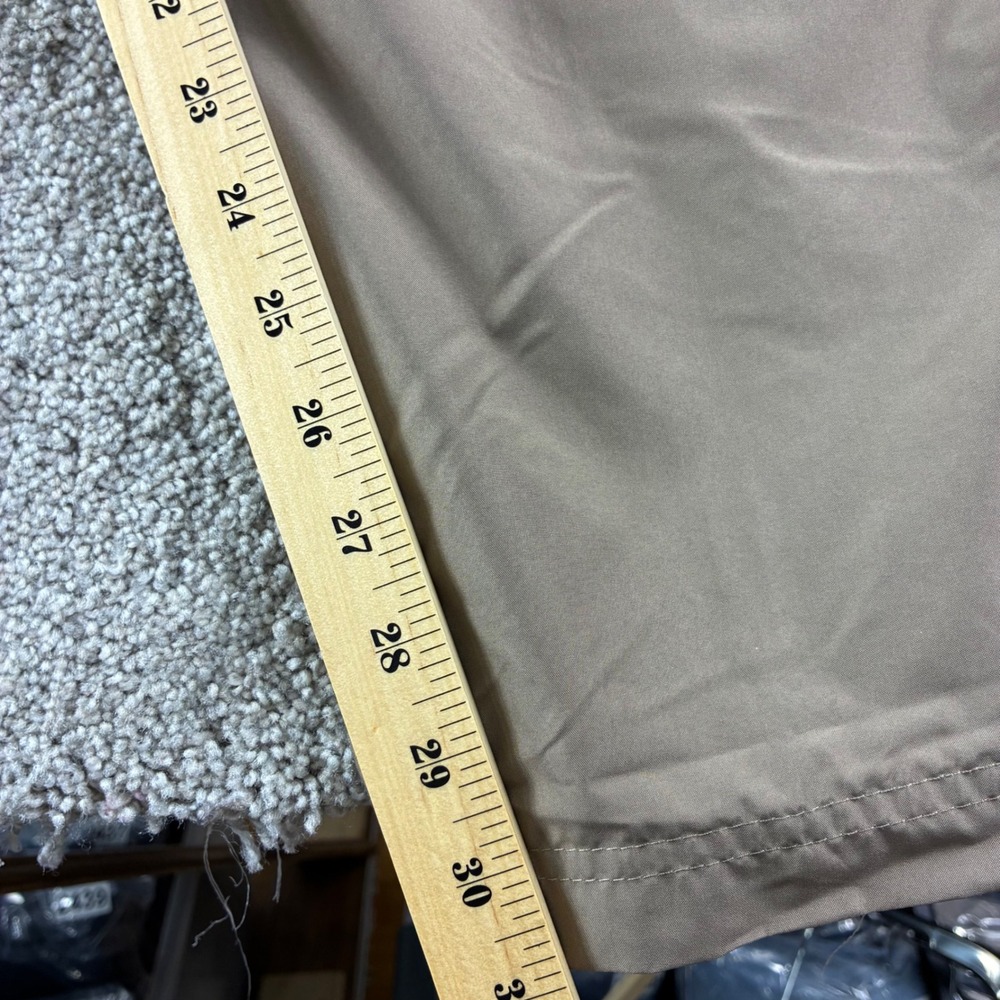 D.A.C. Performance Track Pants Mens L Tan Mesh Lined Ankle Zip Gorpcore Active - Picture 5 of 13